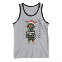 Christmas Dachshund Tank Top Funny Christmas Tree Killer - Wonder Print Shop