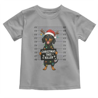 Christmas Dachshund Toddler T Shirt Funny Christmas Tree Killer - Wonder Print Shop