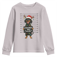 Christmas Dachshund Youth Sweatshirt Funny Christmas Tree Killer - Wonder Print Shop