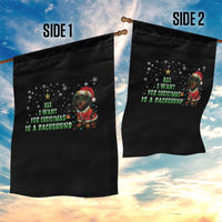 Christmas Dachshund Garden Flag All I Want For Christmas Is A Dachshund - Wonder Print Shop