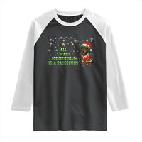 Christmas Dachshund Raglan Shirt All I Want For Christmas Is A Dachshund - Wonder Print Shop