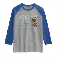 Christmas Dachshund Raglan Shirt All I Want For Christmas Is A Dachshund - Wonder Print Shop
