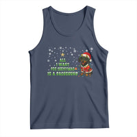 Christmas Dachshund Tank Top All I Want For Christmas Is A Dachshund - Wonder Print Shop