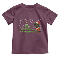 Christmas Dachshund Toddler T Shirt All I Want For Christmas Is A Dachshund - Wonder Print Shop