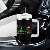 Christmas Dachshund Tumbler With Handle All I Want For Christmas Is A Dachshund