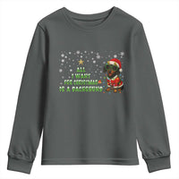 Christmas Dachshund Youth Sweatshirt All I Want For Christmas Is A Dachshund - Wonder Print Shop