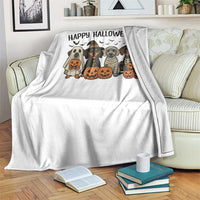 Funny Halloween Dachshund Throw Blanket Happy Halloweenie - Wonder Print Shop