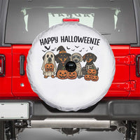 Funny Halloween Dachshund Spare Tire Cover Happy Halloweenie - Wonder Print Shop