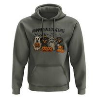 Funny Halloween Dachshund Hoodie Happy Halloweenie - Wonder Print Shop