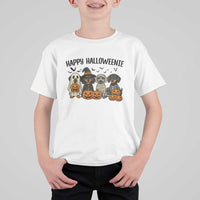 Funny Halloween Dachshund T Shirt For Kid Happy Halloweenie - Wonder Print Shop