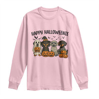 Funny Halloween Dachshund Long Sleeve Shirt Happy Halloweenie - Wonder Print Shop