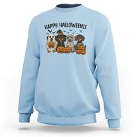 Funny Halloween Dachshund Sweatshirt Happy Halloweenie - Wonder Print Shop