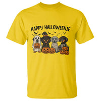 Funny Halloween Dachshund T Shirt Happy Halloweenie - Wonder Print Shop