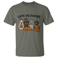 Funny Halloween Dachshund T Shirt Happy Halloweenie - Wonder Print Shop