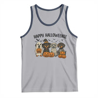 Funny Halloween Dachshund Tank Top Happy Halloweenie - Wonder Print Shop