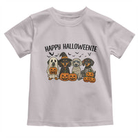 Funny Halloween Dachshund Toddler T Shirt Happy Halloweenie - Wonder Print Shop