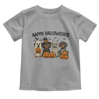 Funny Halloween Dachshund Toddler T Shirt Happy Halloweenie - Wonder Print Shop