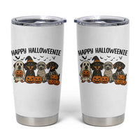 Funny Halloween Dachshund Tumbler Cup Happy Halloweenie