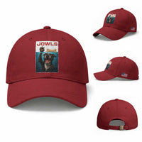Pitbull Lover Baseball Cap Funny Jowls Horror Dog Poster