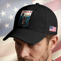 Pitbull Lover Baseball Cap Funny Jowls Horror Dog Poster