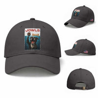 Pitbull Lover Baseball Cap Funny Jowls Horror Dog Poster
