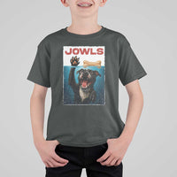 Pitbull Lover T Shirt For Kid Funny Jowls Horror Dog Poster - Wonder Print Shop