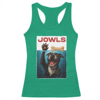 Pitbull Lover Racerback Tank Top Funny Jowls Horror Dog Poster - Wonder Print Shop