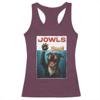 Pitbull Lover Racerback Tank Top Funny Jowls Horror Dog Poster - Wonder Print Shop