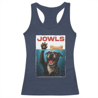 Pitbull Lover Racerback Tank Top Funny Jowls Horror Dog Poster - Wonder Print Shop