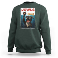 Pitbull Lover Sweatshirt Funny Jowls Horror Dog Poster - Wonder Print Shop