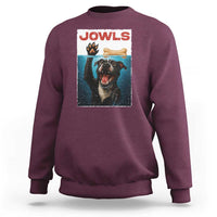 Pitbull Lover Sweatshirt Funny Jowls Horror Dog Poster - Wonder Print Shop