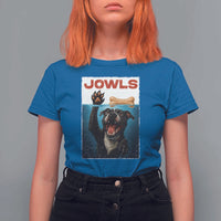 Pitbull Lover T Shirt For Women Funny Jowls Horror Dog Poster - Wonder Print Shop
