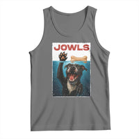 Pitbull Lover Tank Top Funny Jowls Horror Dog Poster - Wonder Print Shop