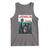 Pitbull Lover Tank Top Funny Jowls Horror Dog Poster - Wonder Print Shop