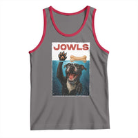 Pitbull Lover Tank Top Funny Jowls Horror Dog Poster - Wonder Print Shop