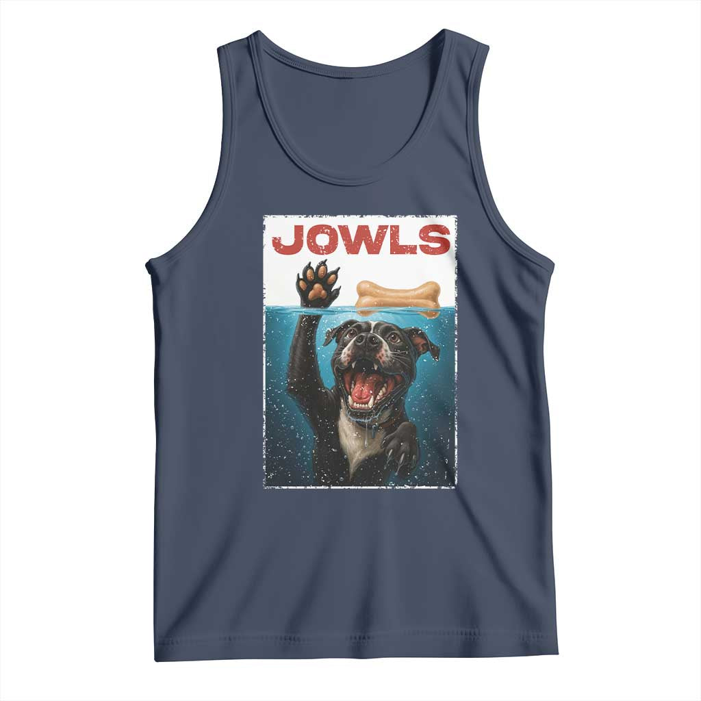 Pitbull Lover Tank Top Funny Jowls Horror Dog Poster - Wonder Print Shop