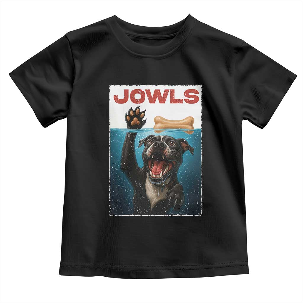 Pitbull Lover Toddler T Shirt Funny Jowls Horror Dog Poster - Wonder Print Shop