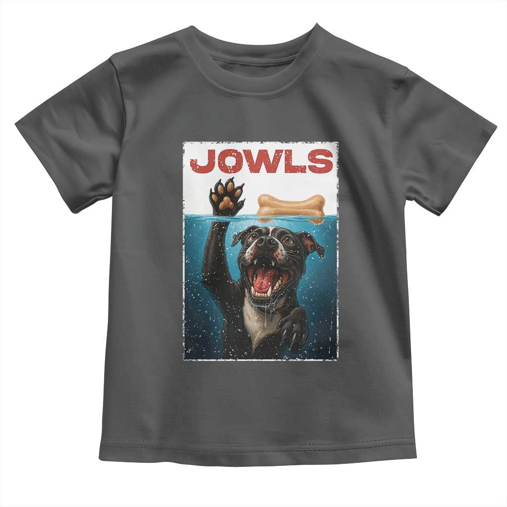 Pitbull Lover Toddler T Shirt Funny Jowls Horror Dog Poster - Wonder Print Shop
