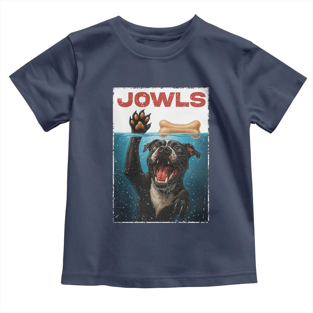 Pitbull Lover Toddler T Shirt Funny Jowls Horror Dog Poster - Wonder Print Shop