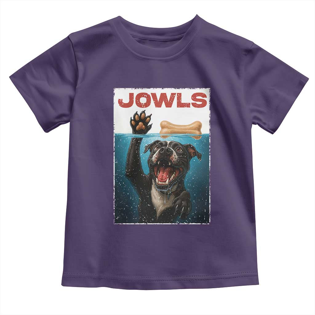 Pitbull Lover Toddler T Shirt Funny Jowls Horror Dog Poster - Wonder Print Shop