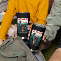 Pitbull Lover Tumbler Cup Funny Jowls Horror Dog Poster