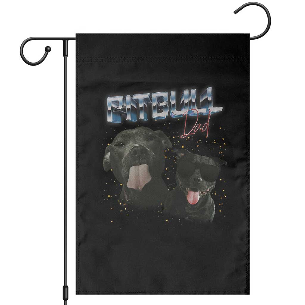 Pitbull Dad Garden Flag Funny Gift For Pitbull Lover - Wonder Print Shop