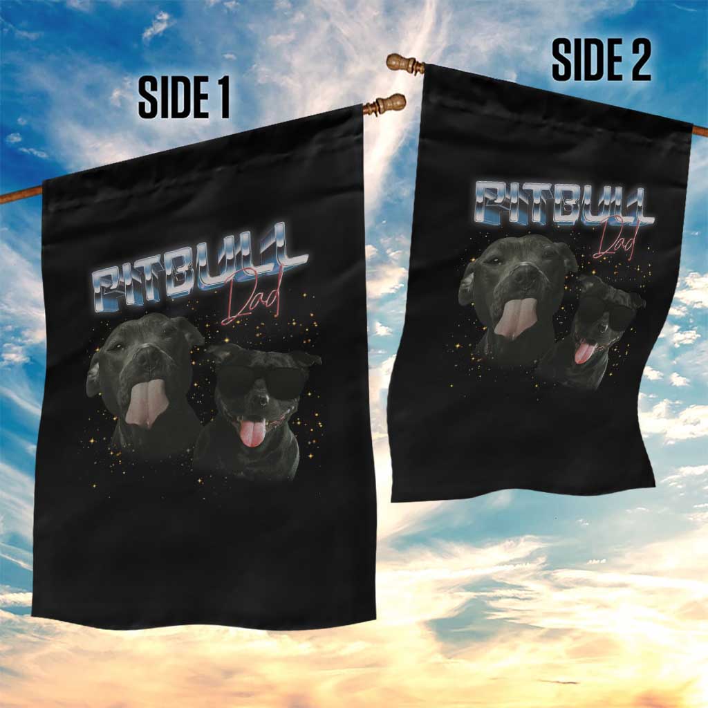 Pitbull Dad Garden Flag Funny Gift For Pitbull Lover - Wonder Print Shop