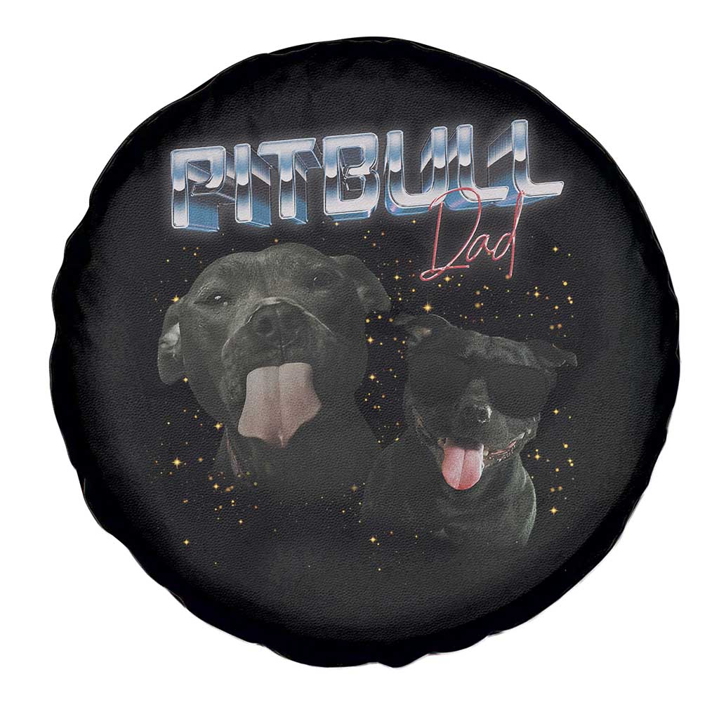 Pitbull Dad Spare Tire Cover Funny Gift For Pitbull Lover - Wonder Print Shop
