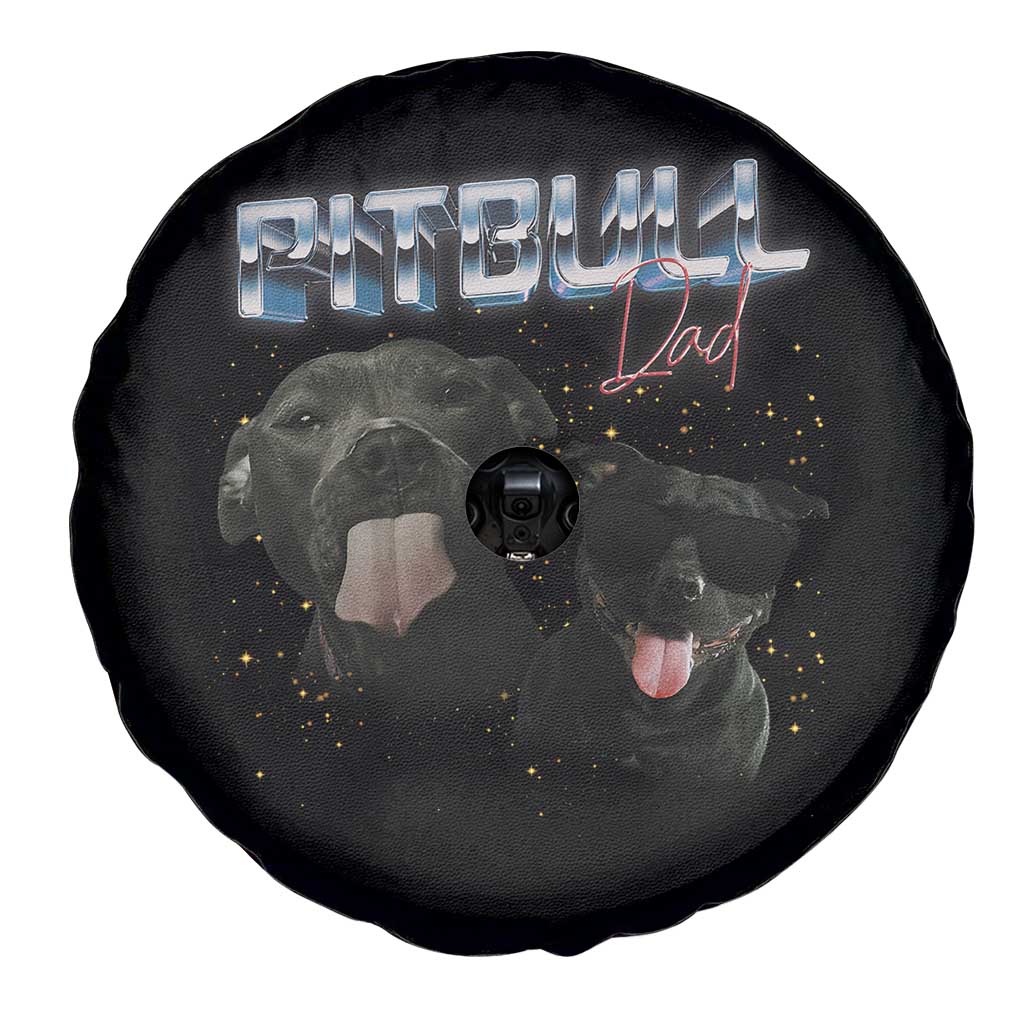 Pitbull Dad Spare Tire Cover Funny Gift For Pitbull Lover - Wonder Print Shop