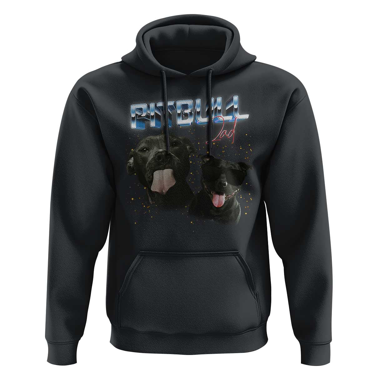 Pitbull Dad Hoodie Funny Gift For Pitbull Lover - Wonder Print Shop