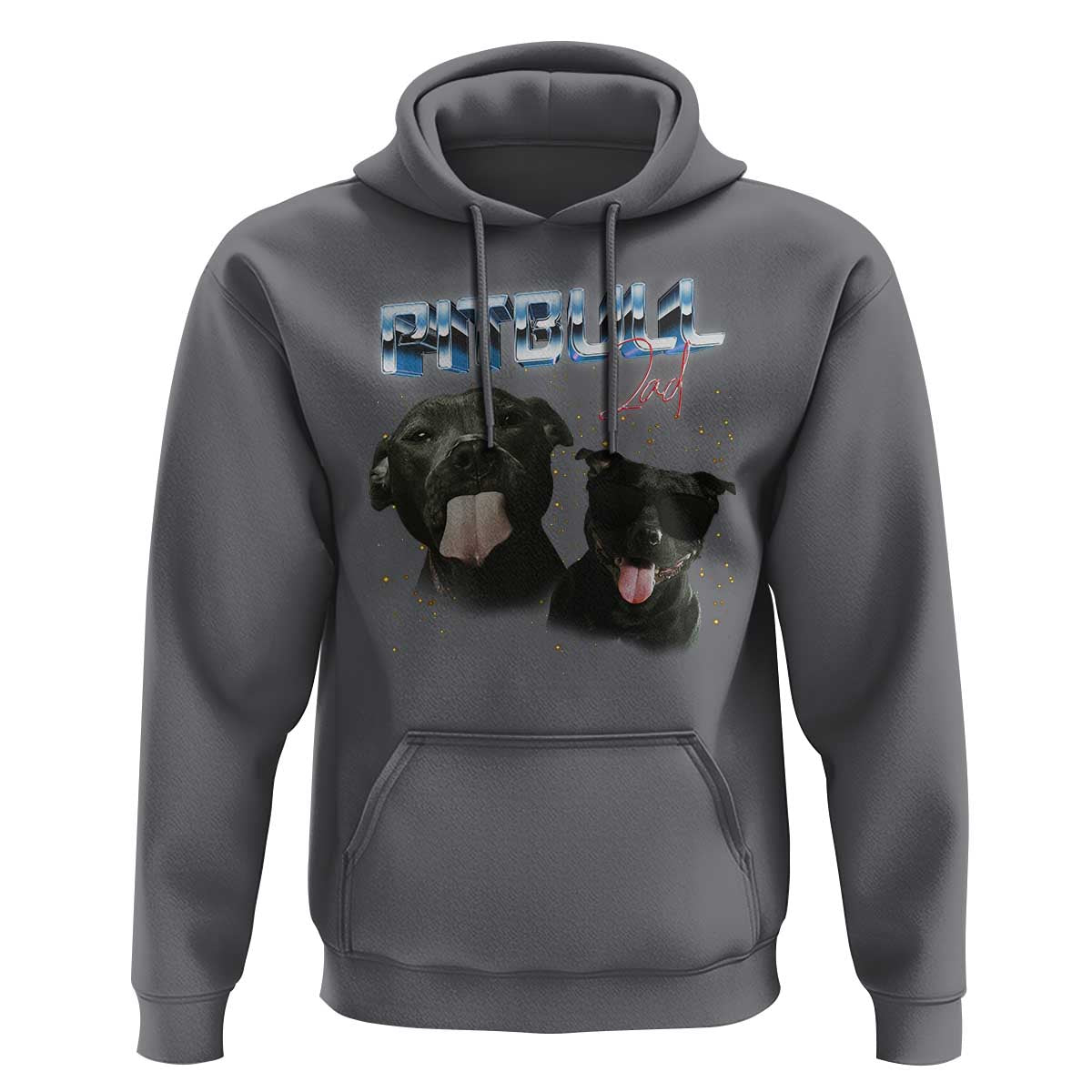 Pitbull Dad Hoodie Funny Gift For Pitbull Lover - Wonder Print Shop