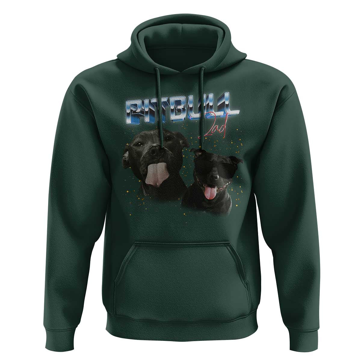 Pitbull Dad Hoodie Funny Gift For Pitbull Lover - Wonder Print Shop