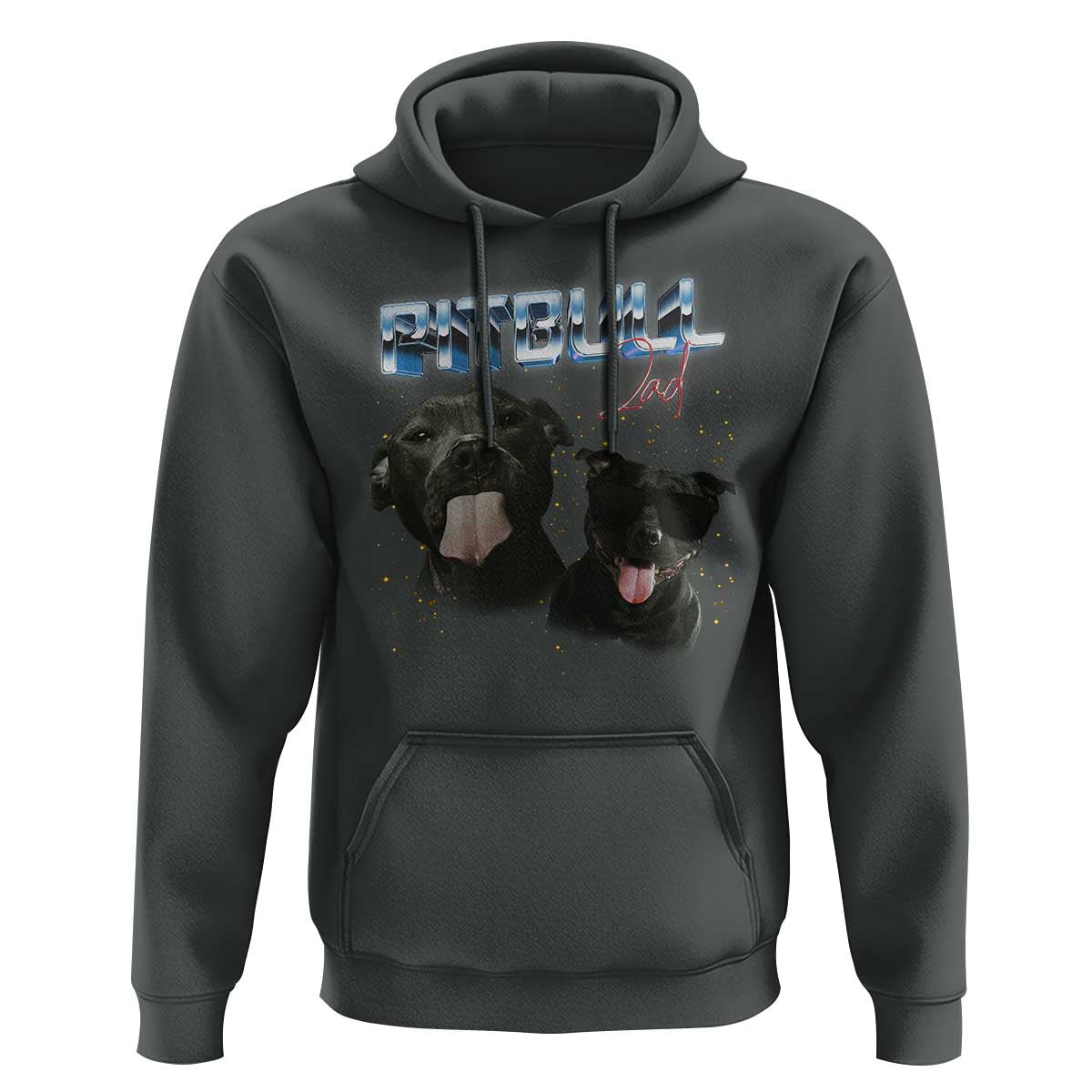 Pitbull Dad Hoodie Funny Gift For Pitbull Lover - Wonder Print Shop