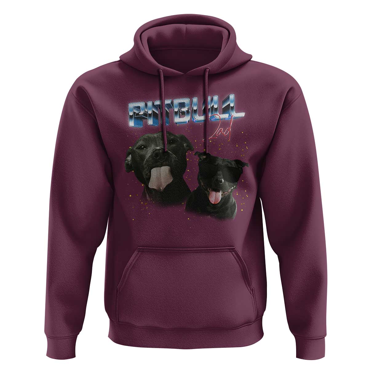 Pitbull Dad Hoodie Funny Gift For Pitbull Lover - Wonder Print Shop